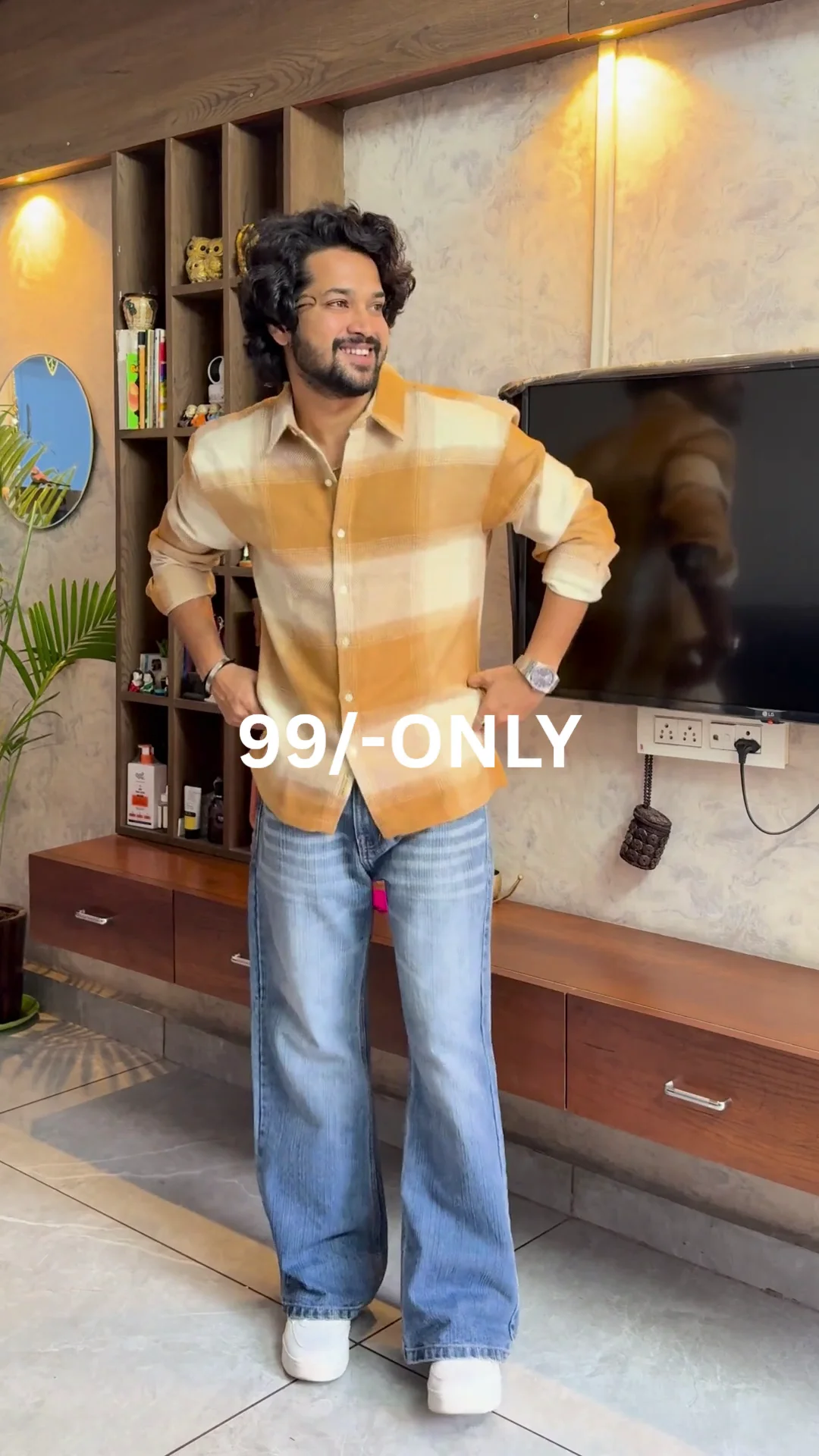 Mens Premium Black Casual Shirt