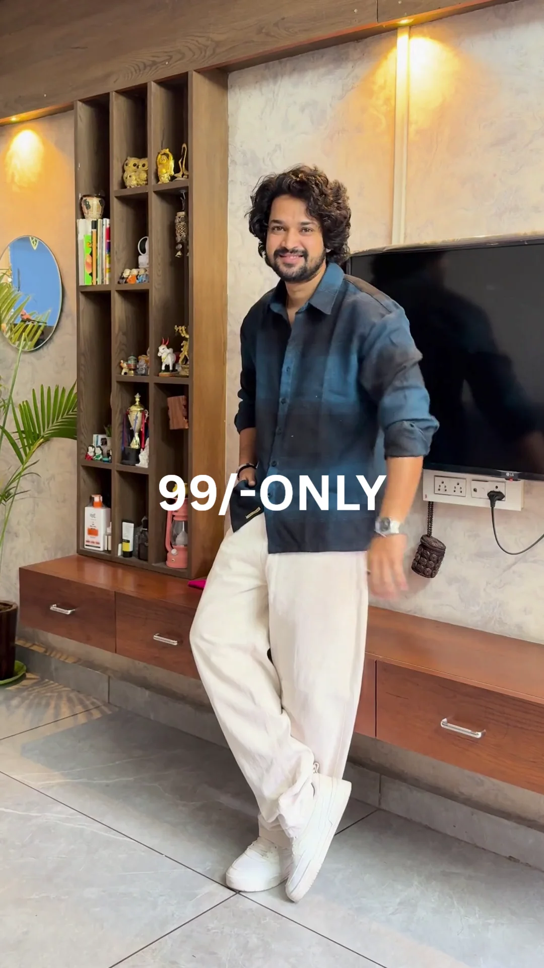 Mens Premium Black Casual Shirt