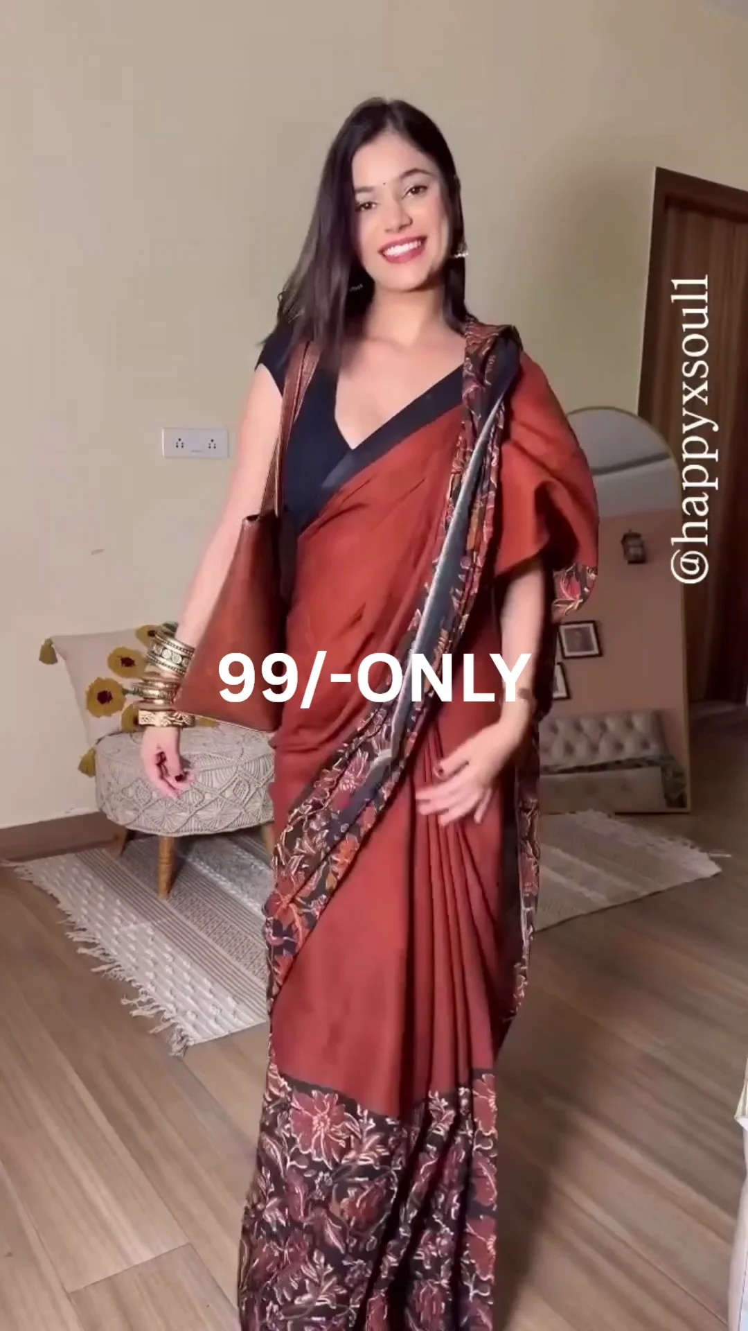 Striped Designer Saree