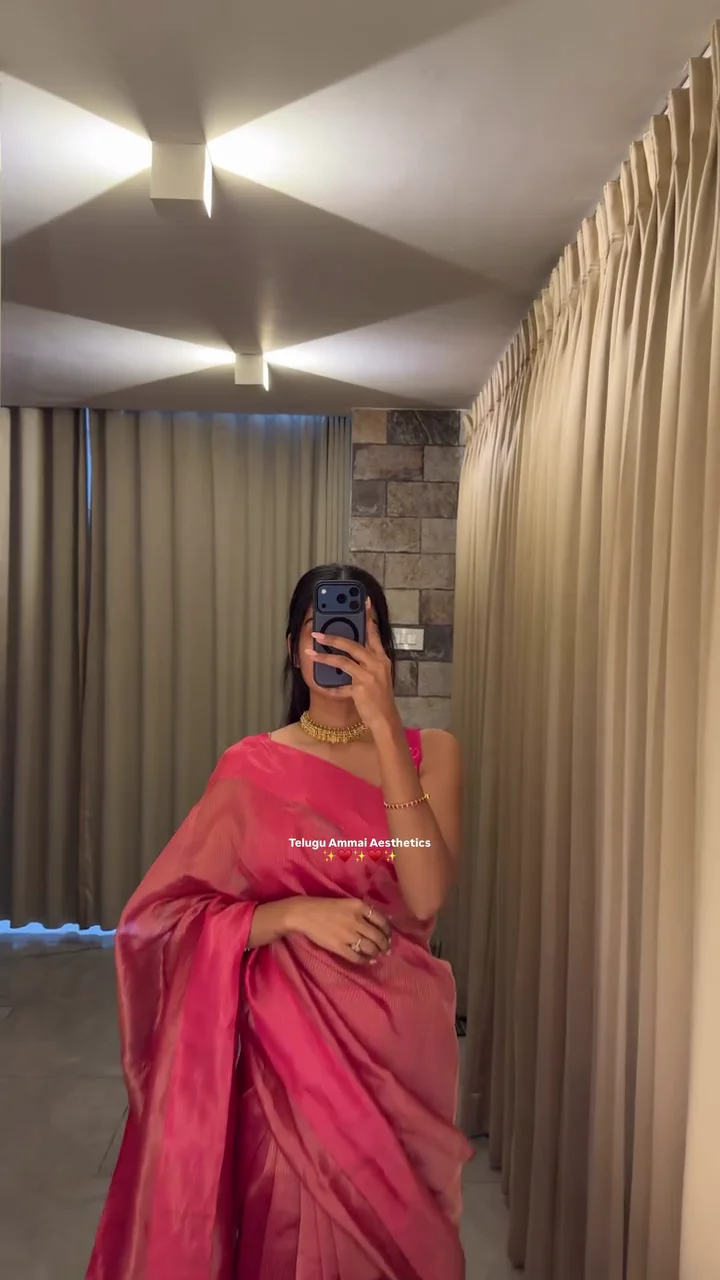 Elegant Pink Silk Saree for Women
